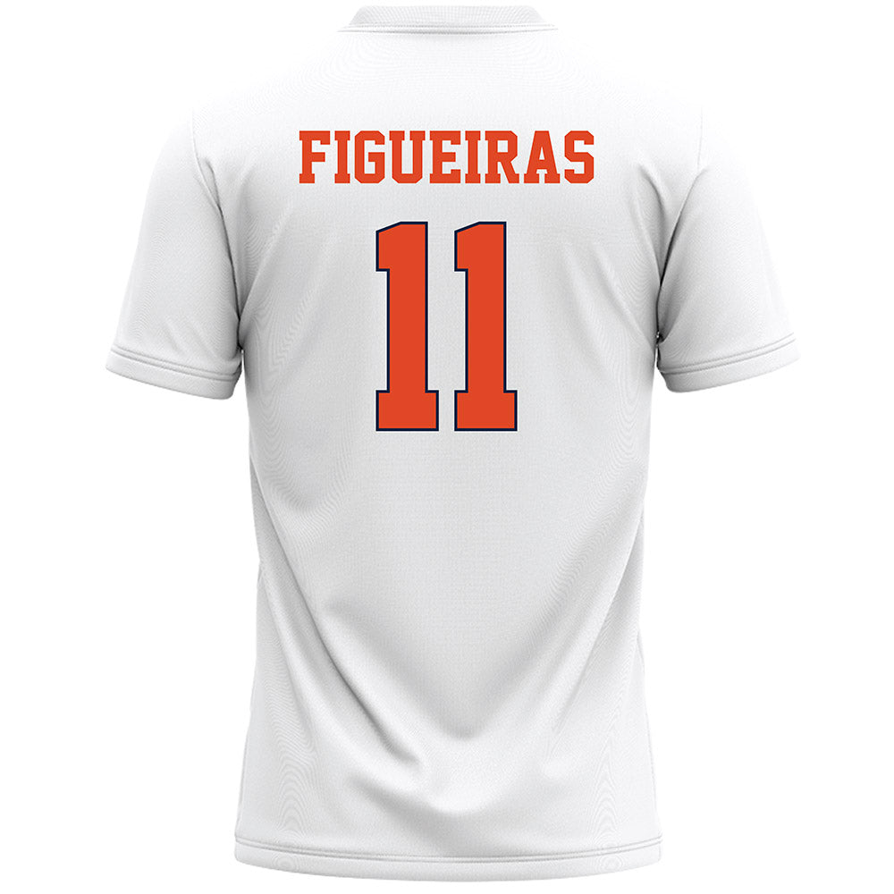 Syracuse - NCAA Men's Lacrosse : Riley Figueiras - White Lacrosse Jersey