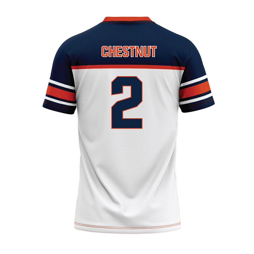 Syracuse - NCAA Football : Duce Chestnut - White Football Jersey-1