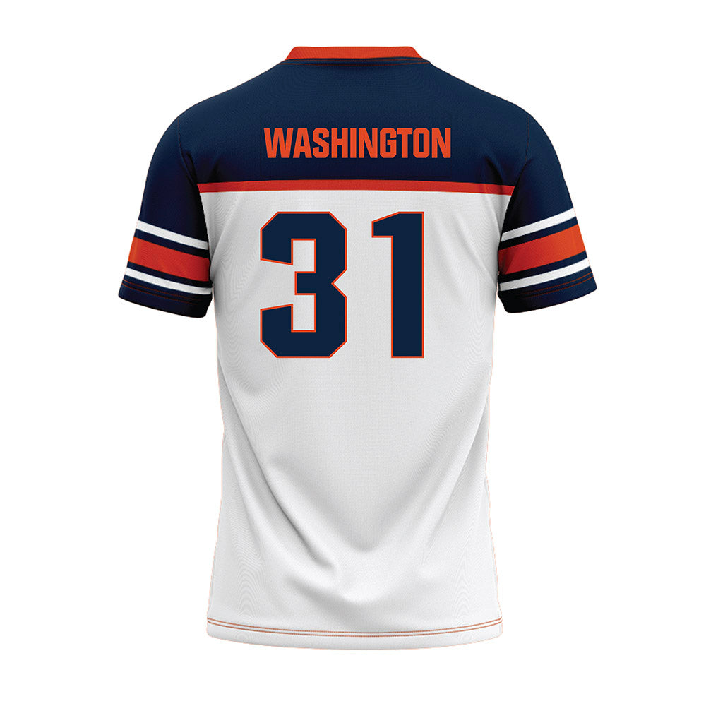Syracuse - NCAA Football : Marcus Washington - White Football Jersey