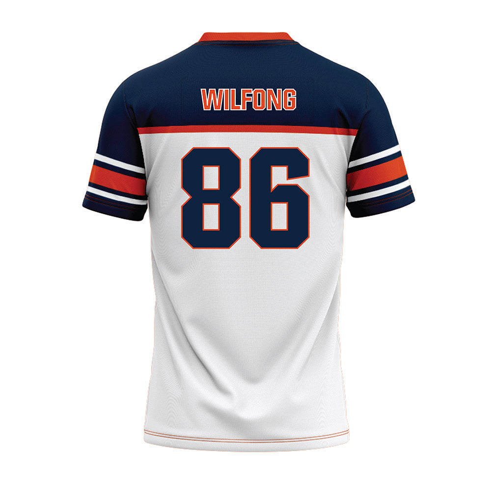 Syracuse - NCAA Football : Terrell Wilfong - White Football Jersey-1