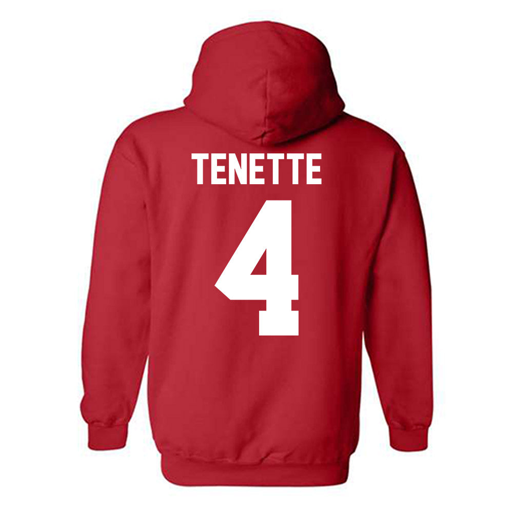 New Mexico - NCAA Men's Basketball : Uriah Tenette - Classic Shersey Hooded Sweatshirt-1