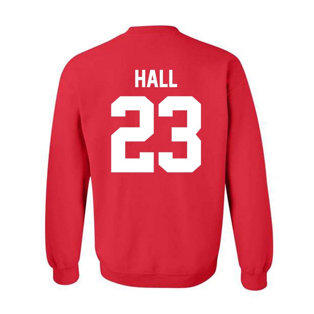 New Mexico - NCAA Men's Basketball : Jake Hall - Classic Shersey Crewneck Sweatshirt-1