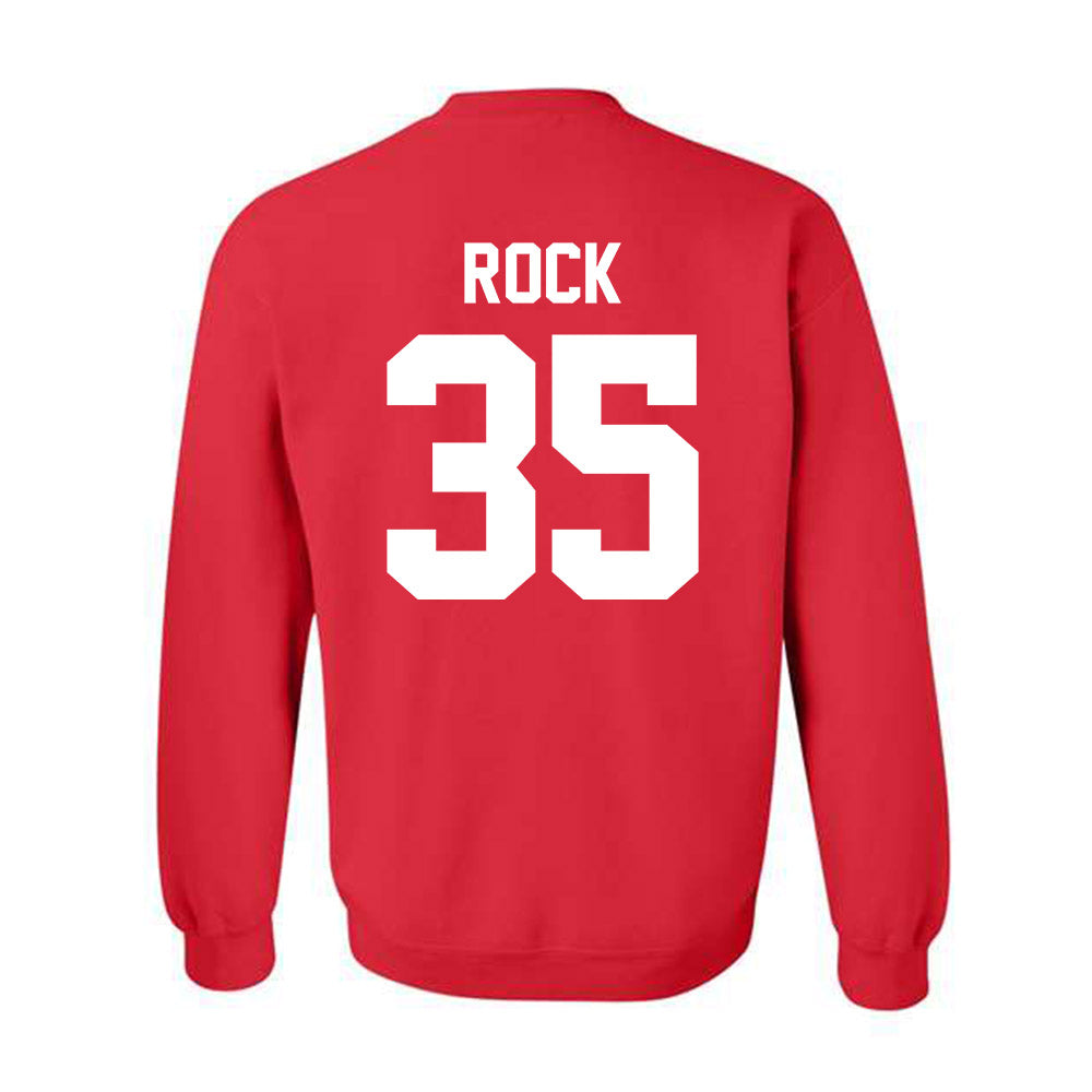 New Mexico - NCAA Men's Basketball : JT Rock - Classic Shersey Crewneck Sweatshirt-1