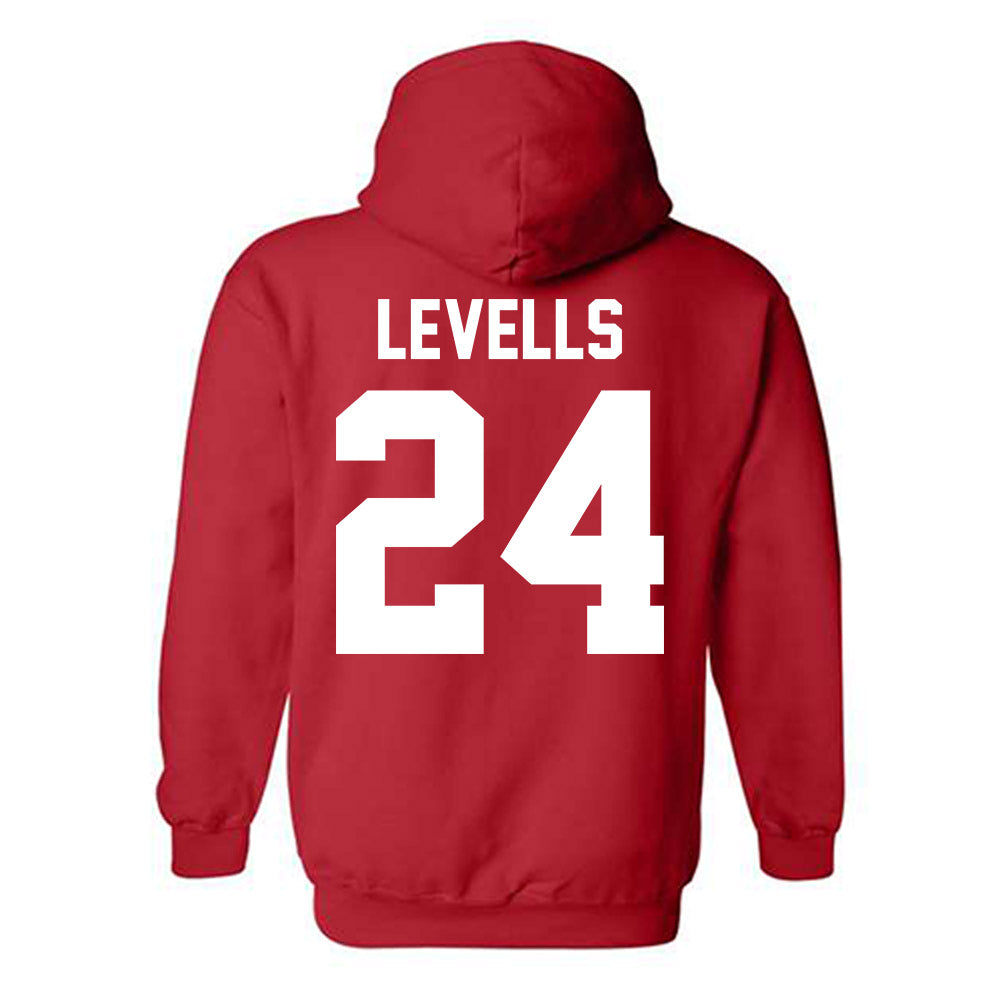 New Mexico - NCAA Football : Bear Levells - Classic Shersey Hooded Sweatshirt-1
