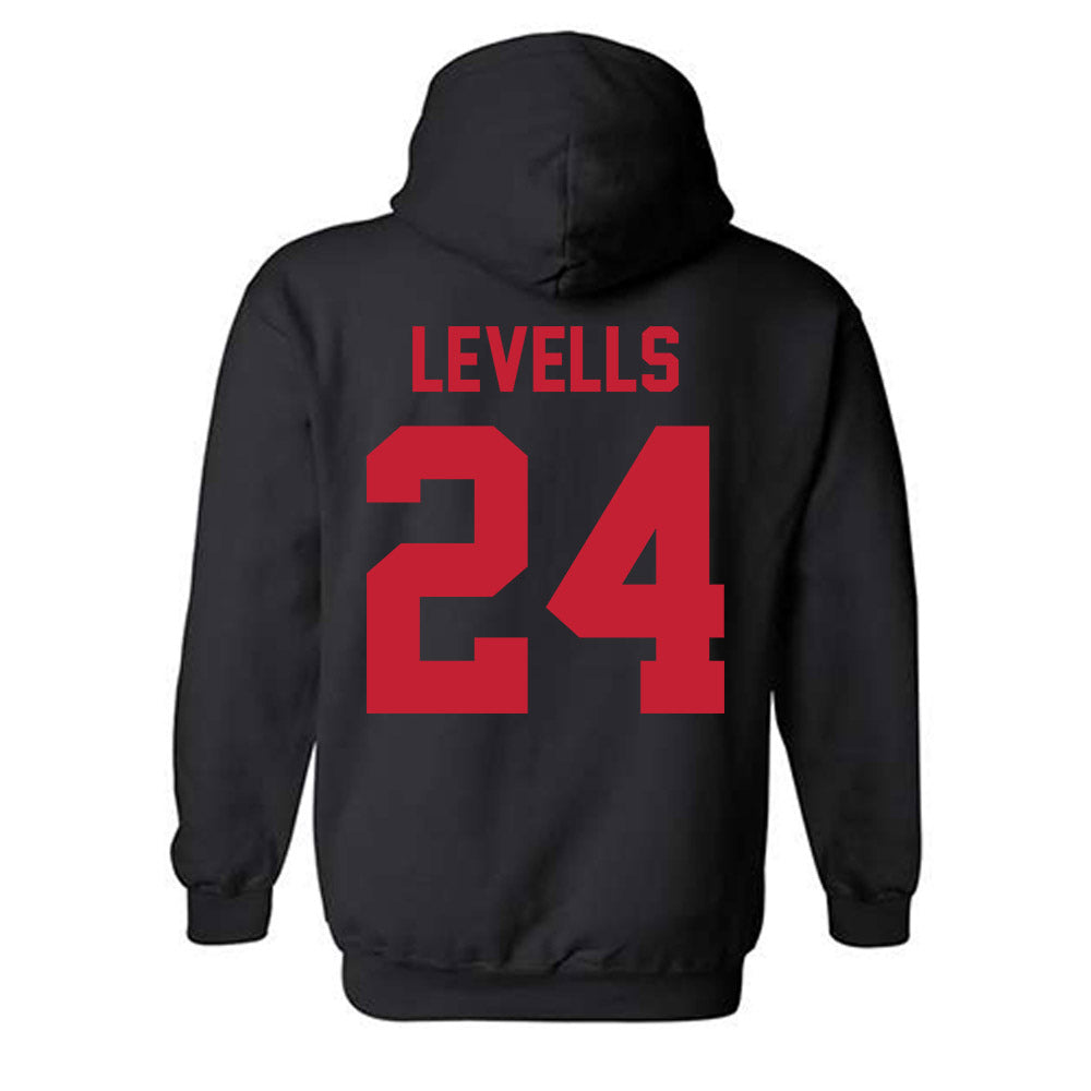 New Mexico - NCAA Football : Bear Levells - Classic Shersey Hooded Sweatshirt-1