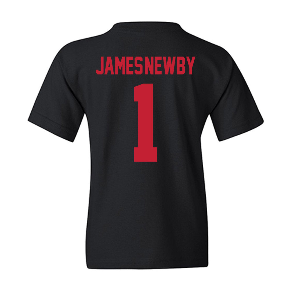 New Mexico - NCAA Football : Keyshawn James-Newby - Classic Shersey Youth T-Shirt-1
