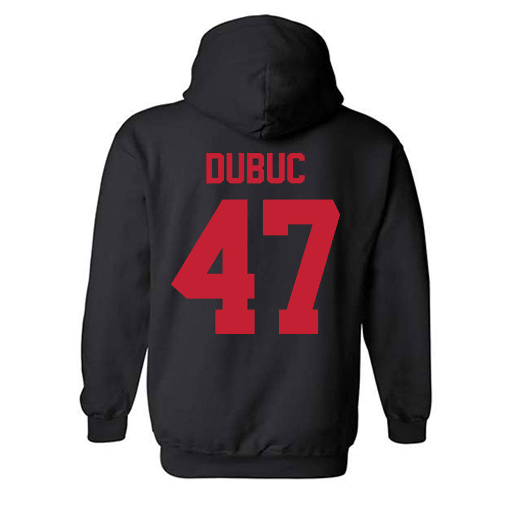 New Mexico - NCAA Football : Trey Dubuc - Classic Shersey Hooded Sweatshirt-1