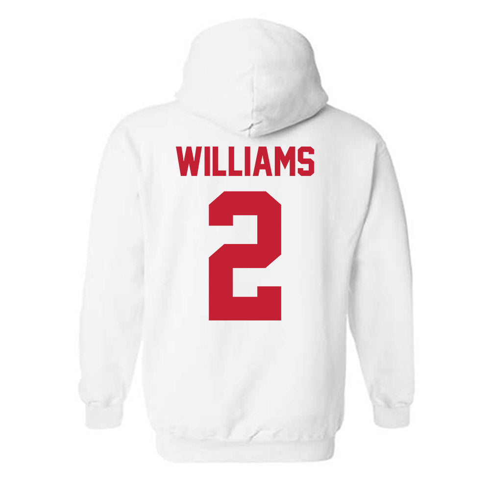 New Mexico - NCAA Football : Abraham Williams - Classic Shersey Hooded Sweatshirt-1