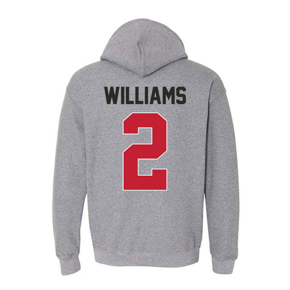 New Mexico - NCAA Football : Abraham Williams - Classic Shersey Hooded Sweatshirt-1