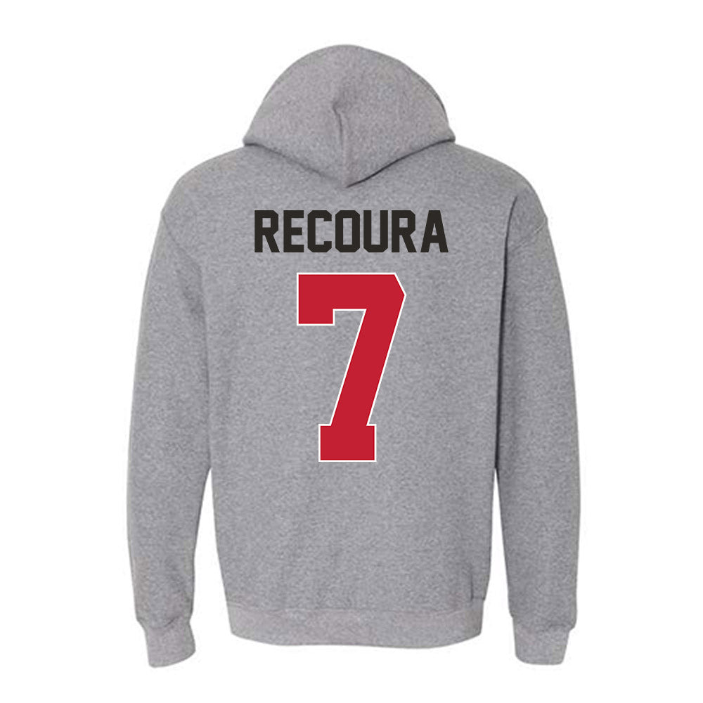 New Mexico - NCAA Men's Tennis : Nicolas Recoura - Classic Shersey Hooded Sweatshirt-1