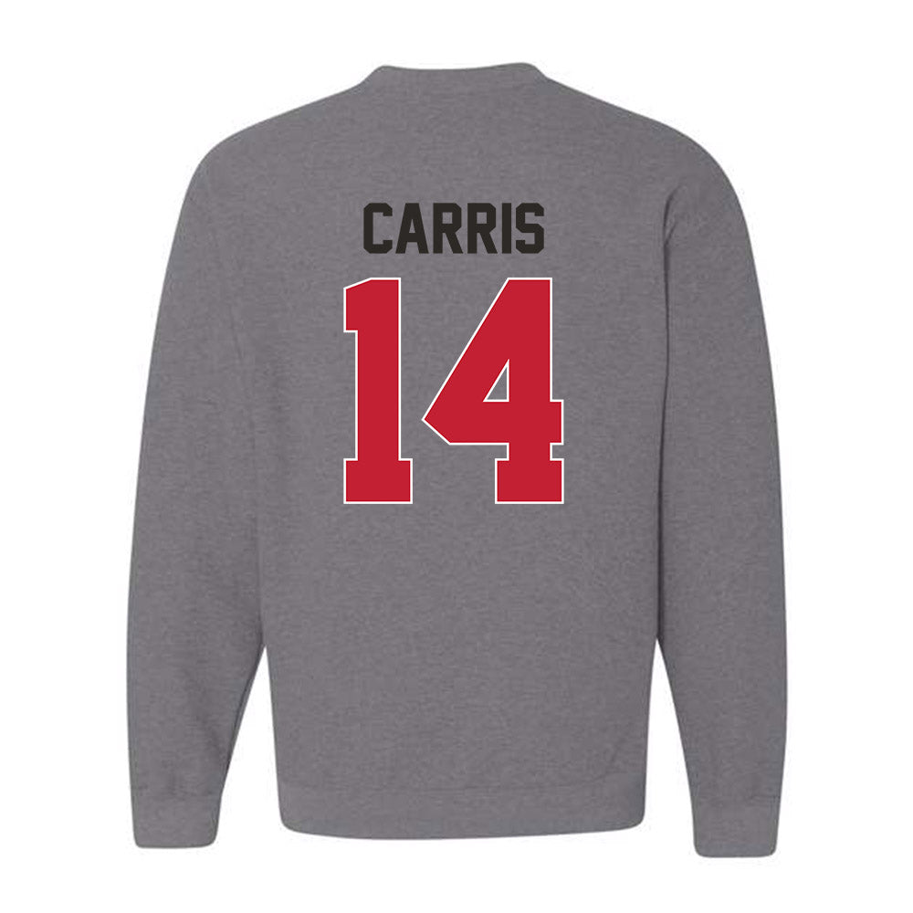 New Mexico - NCAA Baseball : Akili Carris - Classic Shersey Crewneck Sweatshirt-1