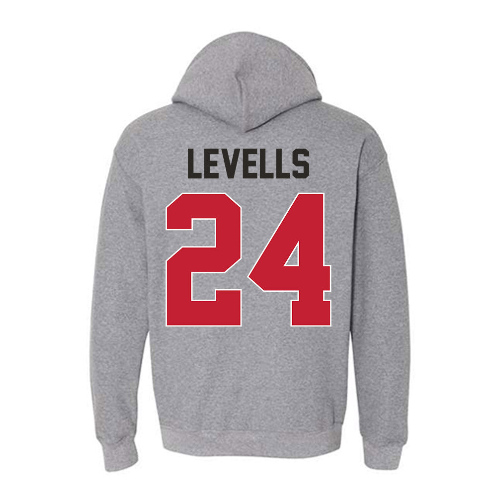 New Mexico - NCAA Football : Bear Levells - Classic Shersey Hooded Sweatshirt-1