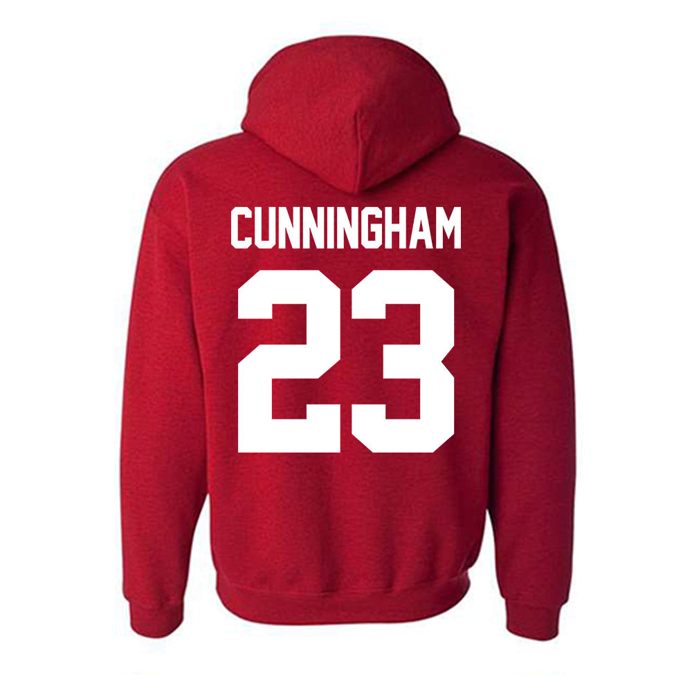 New Mexico - NCAA Baseball : Ty Cunningham - Classic Fashion Shersey Hooded Sweatshirt-1