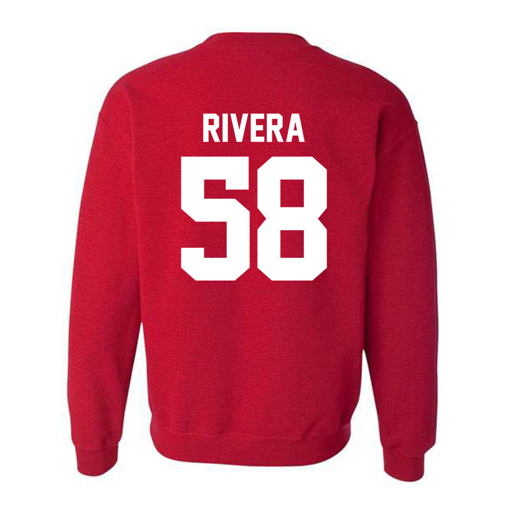 New Mexico - NCAA Football : Nicolas Rivera - Classic Fashion Shersey Crewneck Sweatshirt-1