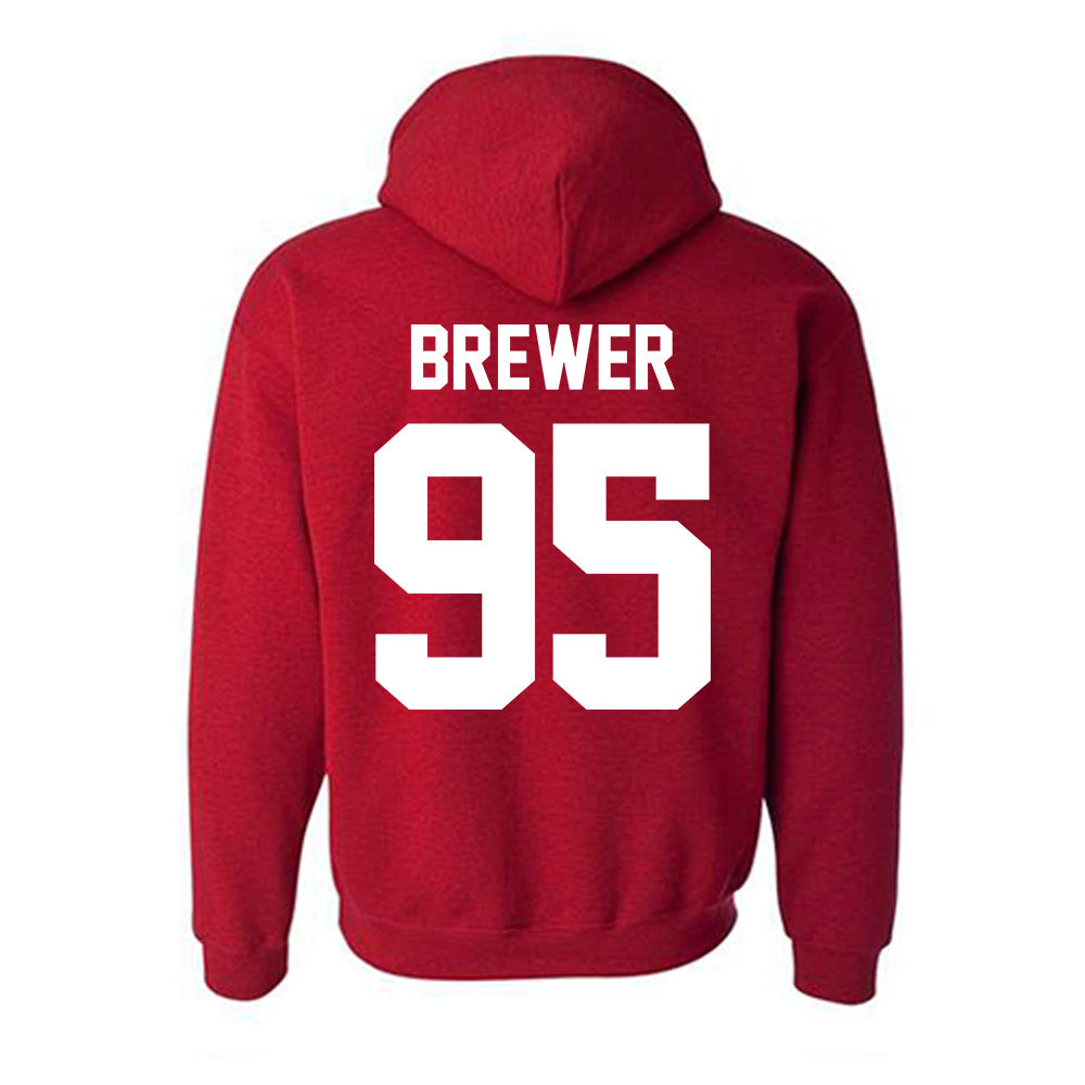 New Mexico - NCAA Football : Colby Brewer - Classic Fashion Shersey Hooded Sweatshirt-1