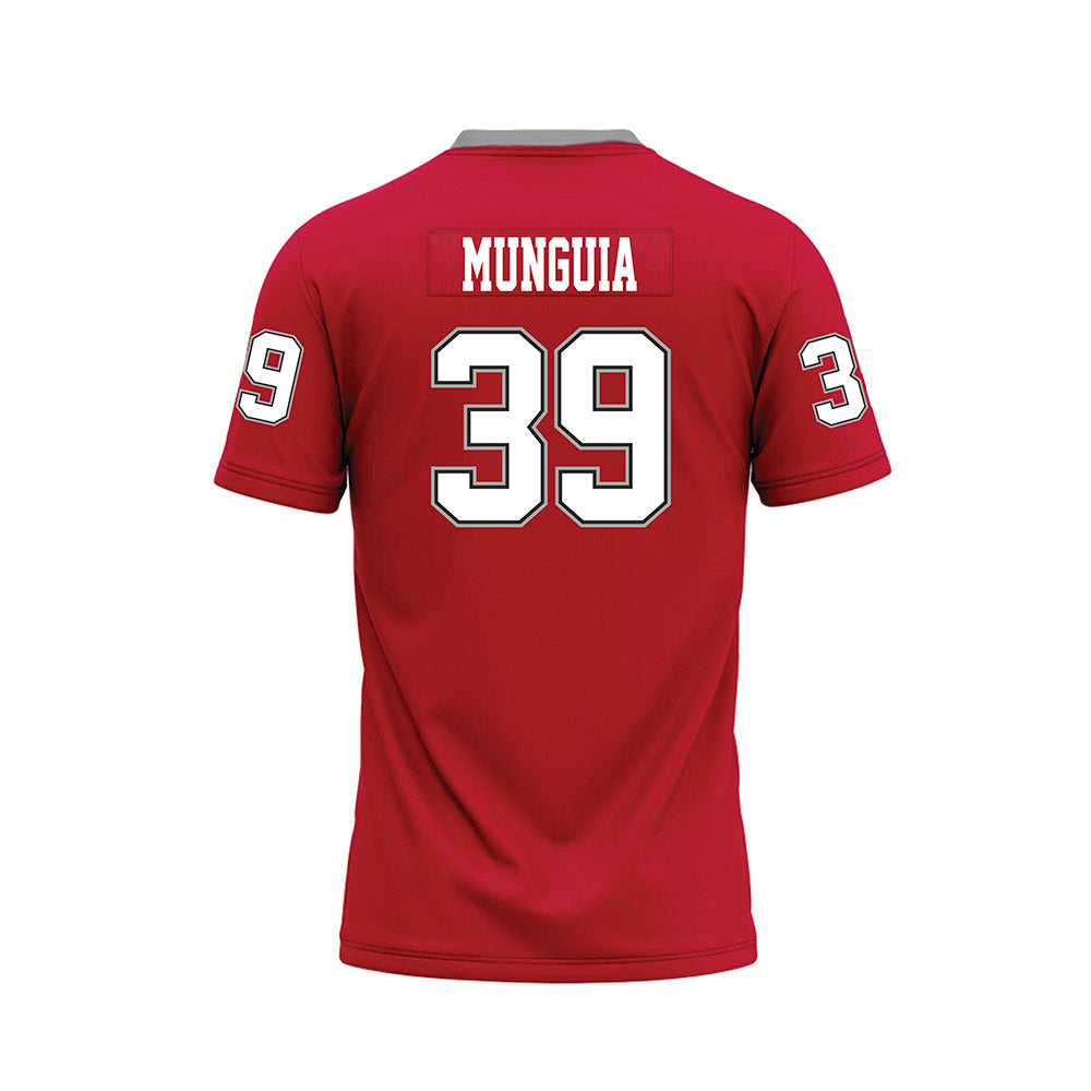 New Mexico - NCAA Football : Christian Munguia - Red Premium Football Jersey-1