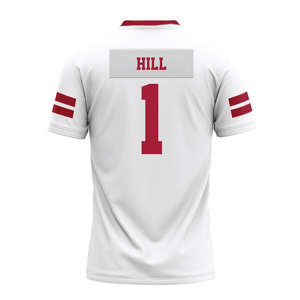 Arkansas - NCAA Football : Rodney Hill - White Premium Football Jersey-1