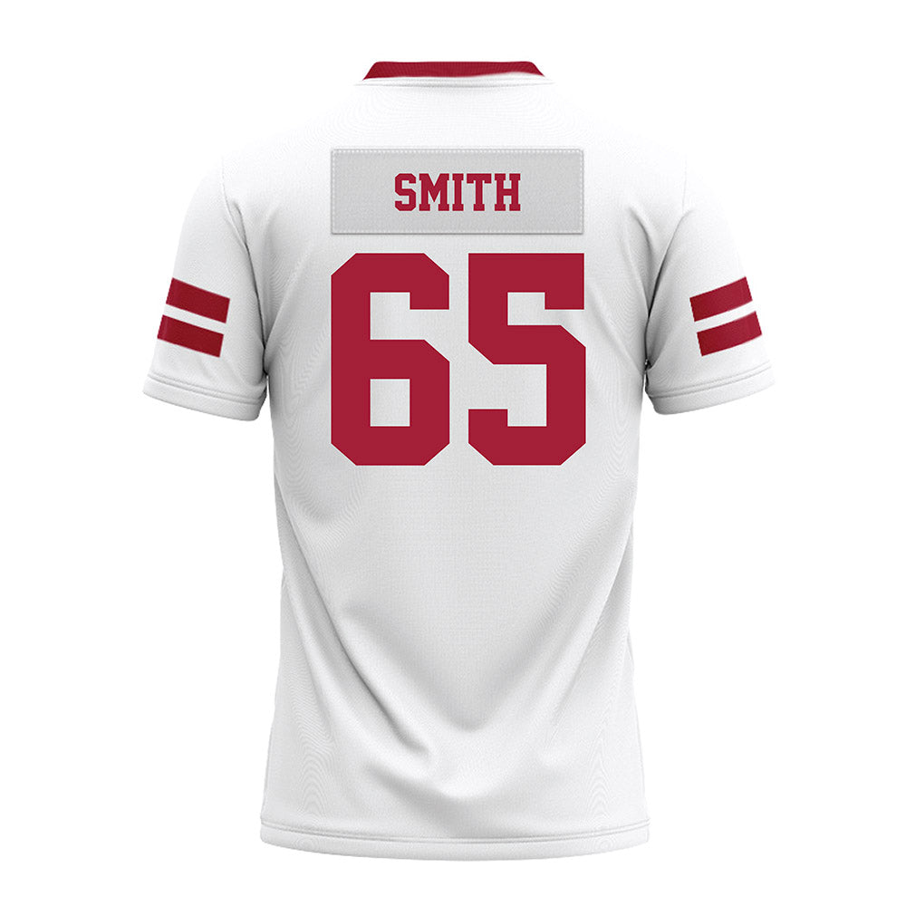 Arkansas - NCAA Football : Aaron Smith - White Premium Football Jersey-1