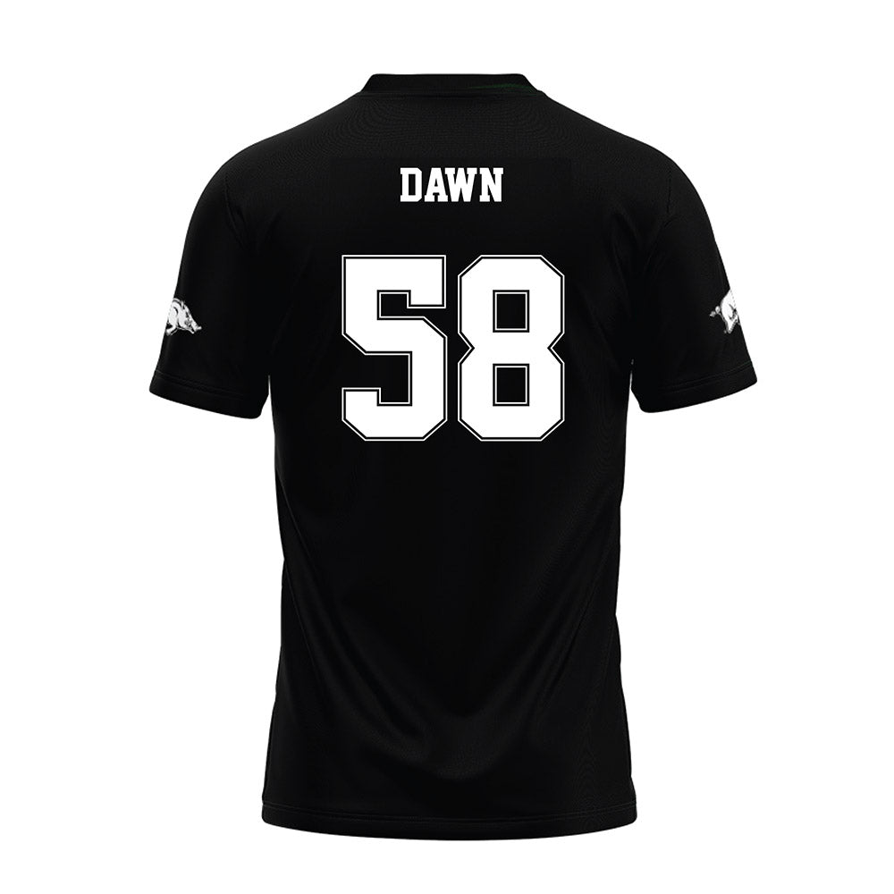 Arkansas - NCAA Football : Timothy Dawn - Black Premium Football Jersey
