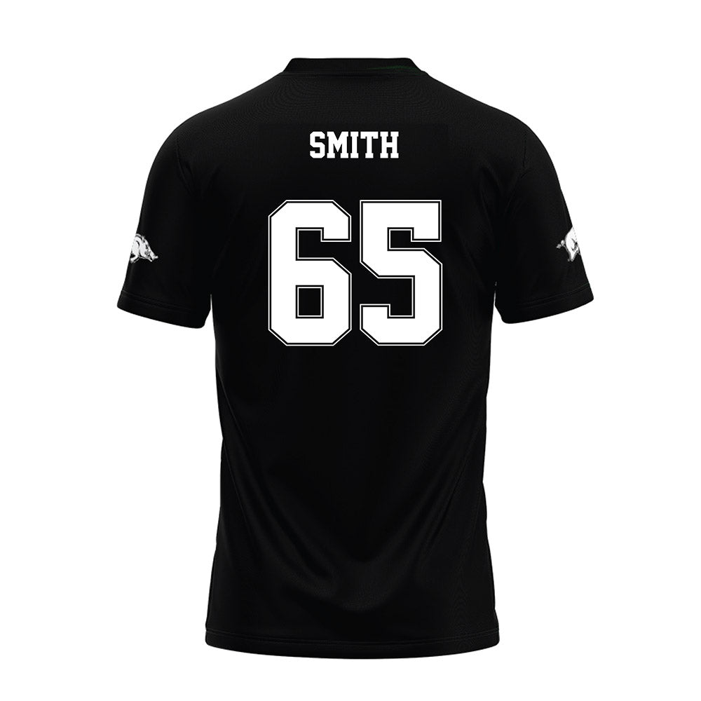 Arkansas - NCAA Football : Aaron Smith - Black Premium Football Jersey