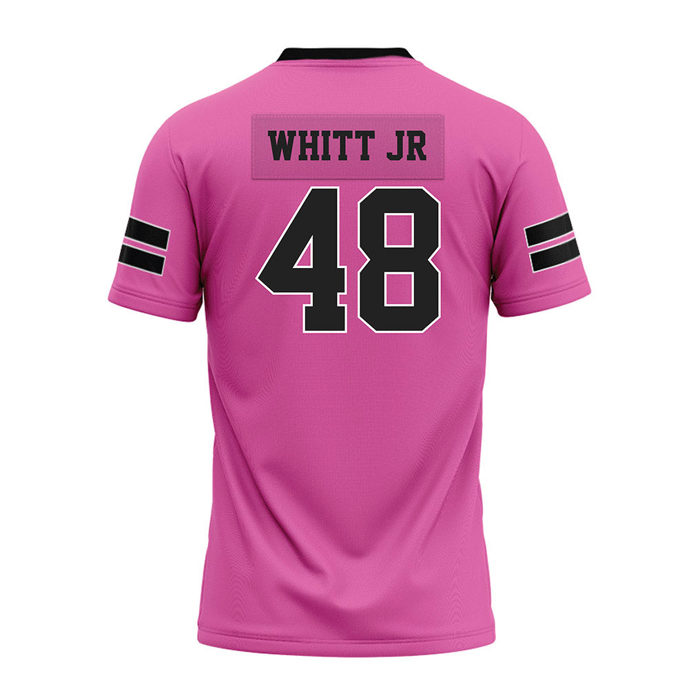 Arkansas - NCAA Football : Joseph Whitt Jr - Pink Premium Football Jersey