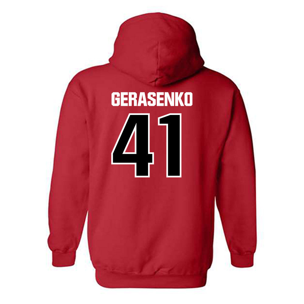 St. Francis - NCAA Football : Andy Gerasenko - Classic Shersey Hooded Sweatshirt-1