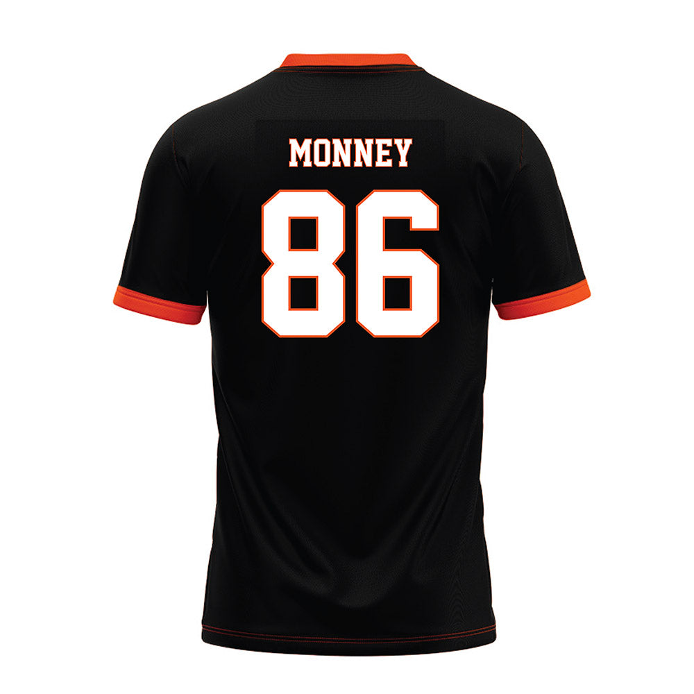 Oklahoma State - NCAA Football : Will Monney - Black Premium Football Jersey-1