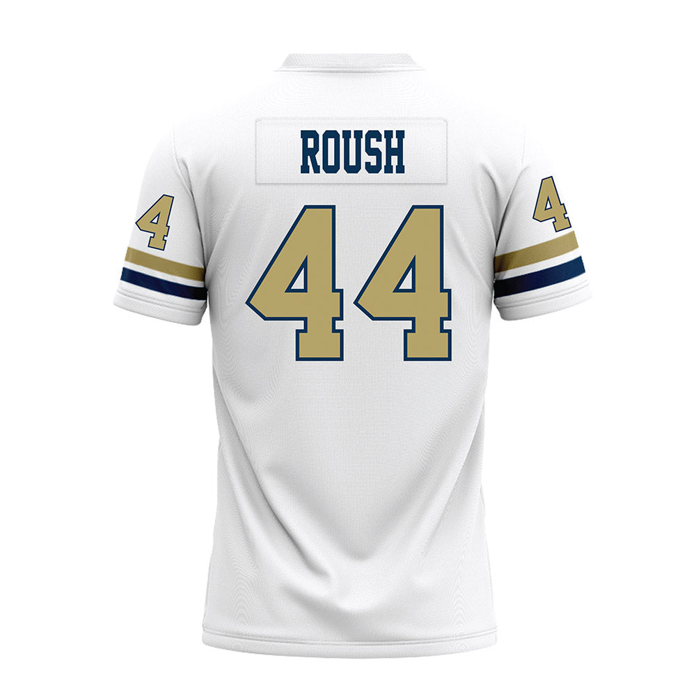 Georgia Tech - NCAA Football : Connor Roush - White Premium Football Jersey-1