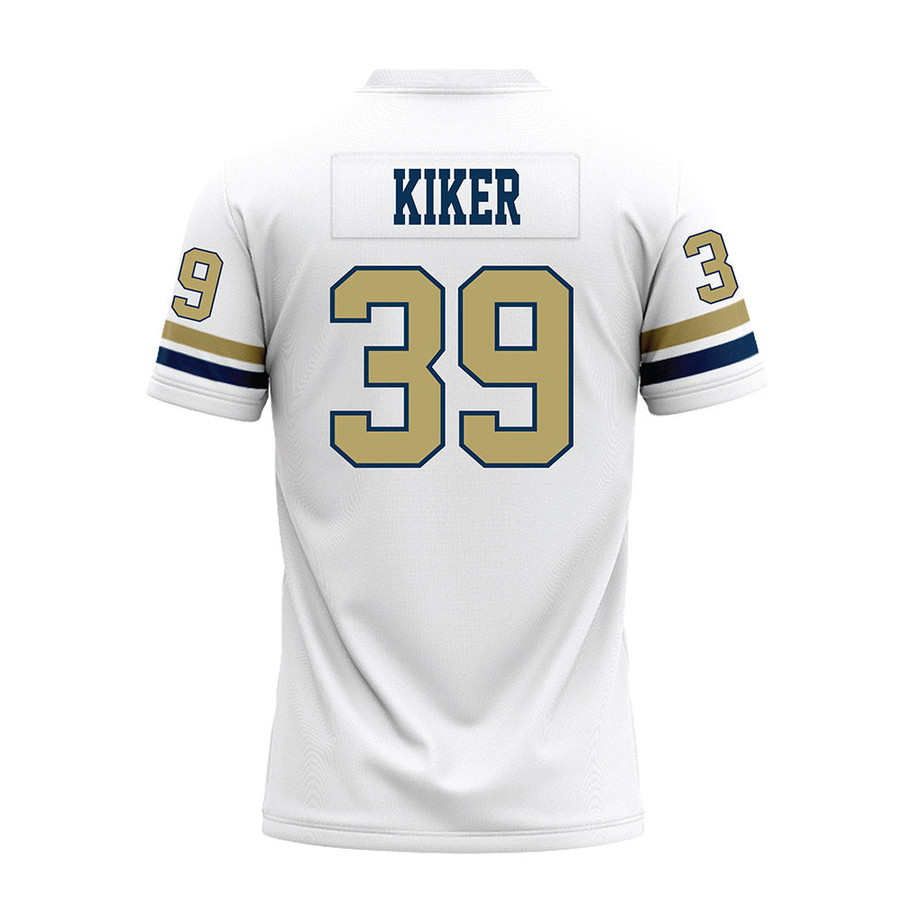 Georgia Tech - NCAA Football : Will Kiker - White Premium Football Jersey-1