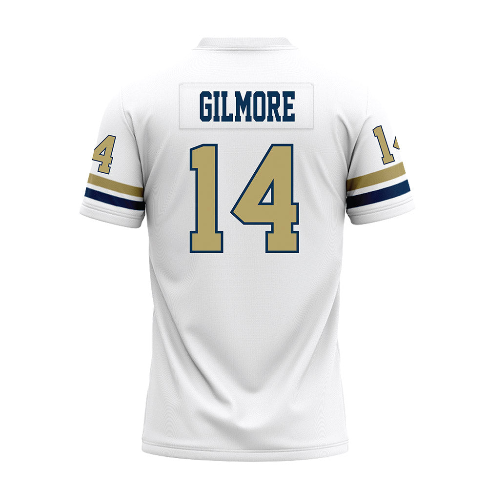 Georgia Tech - NCAA Football : Jyron Gilmore - White Premium Football Jersey-1