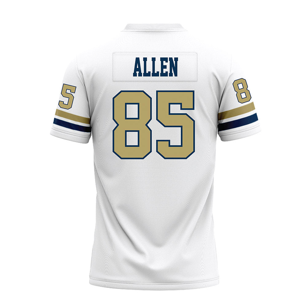 Georgia Tech - NCAA Football : Jordan Allen - White Premium Football Jersey-1