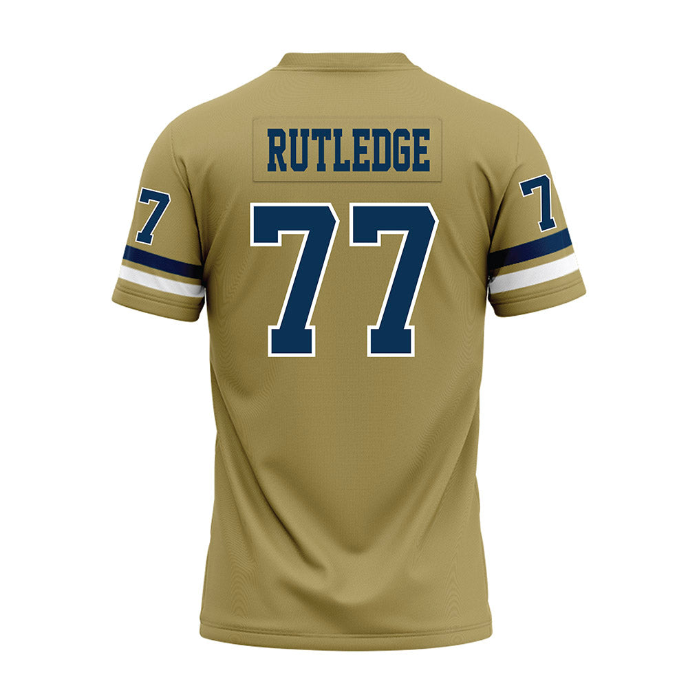Georgia Tech - NCAA Football : Keylan Rutledge - Gold Premium Football Jersey