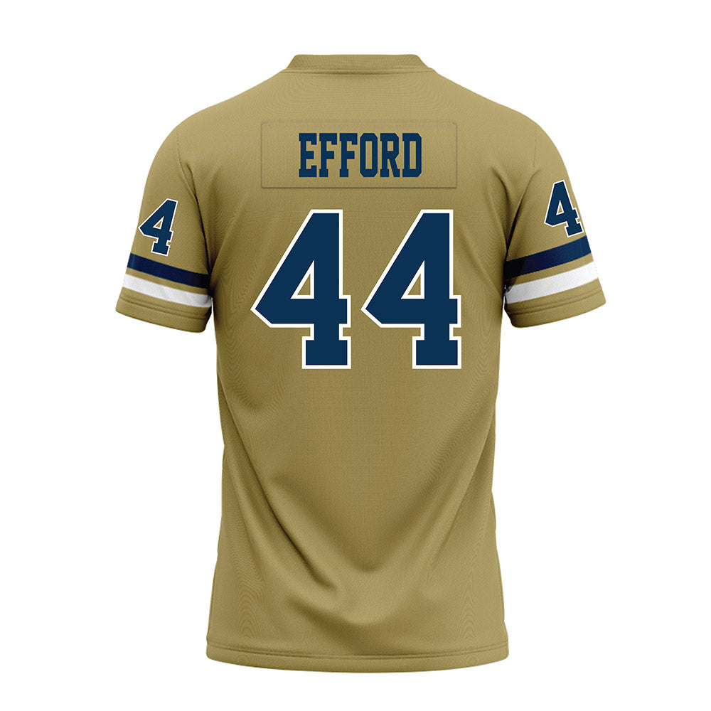 Georgia Tech - NCAA Football : Kyle Efford - Gold Premium Football Jersey