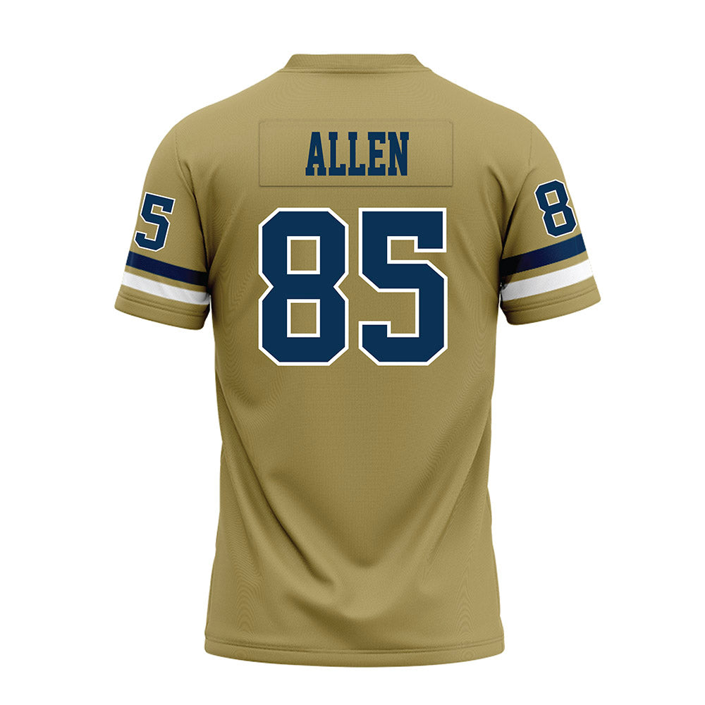 Georgia Tech - NCAA Football : Jordan Allen - Gold Premium Football Jersey-1