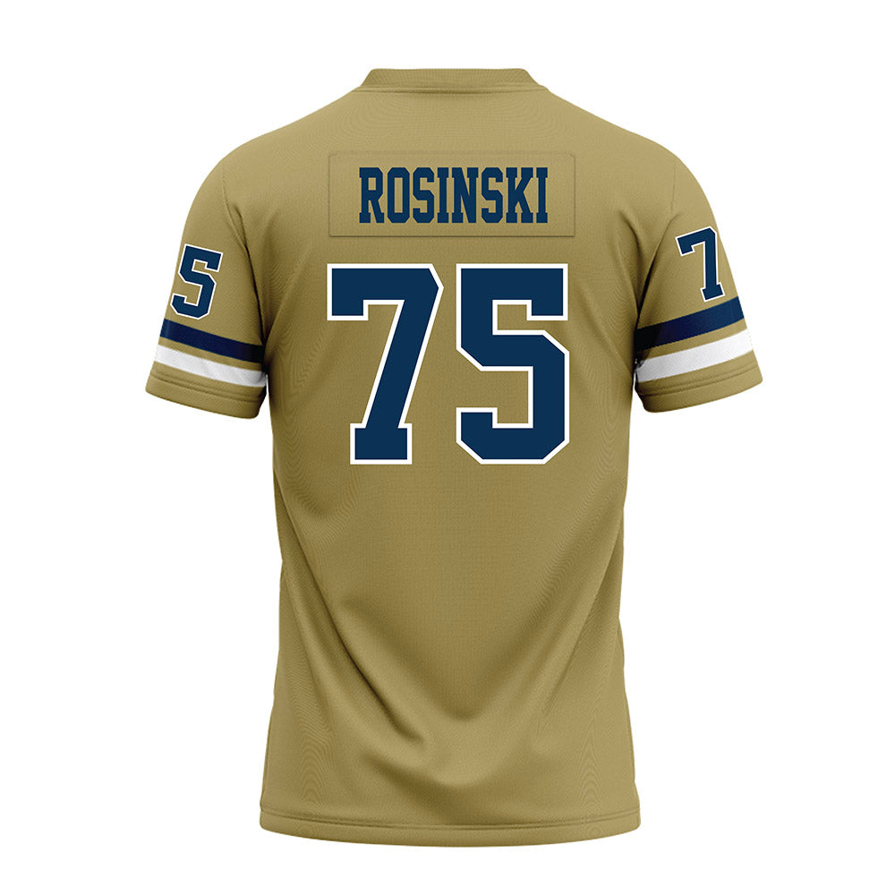 Georgia Tech - NCAA Football : Andrew Rosinski - Gold Premium Football Jersey-1