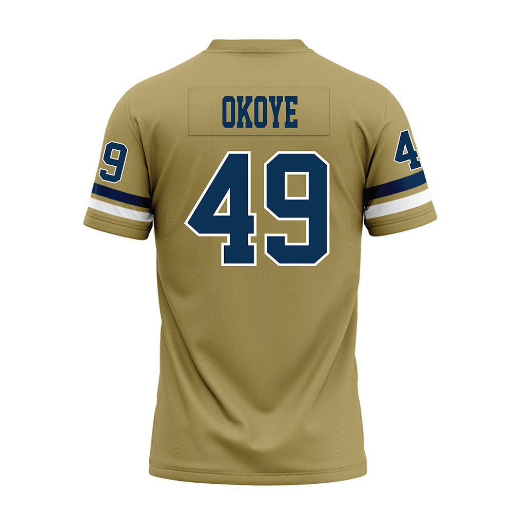 Georgia Tech - NCAA Football : Chuma Okoye - Gold Premium Football Jersey