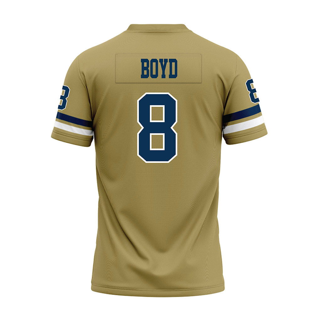 Georgia Tech - NCAA Football : Jordan Boyd - Gold Premium Football Jersey-1