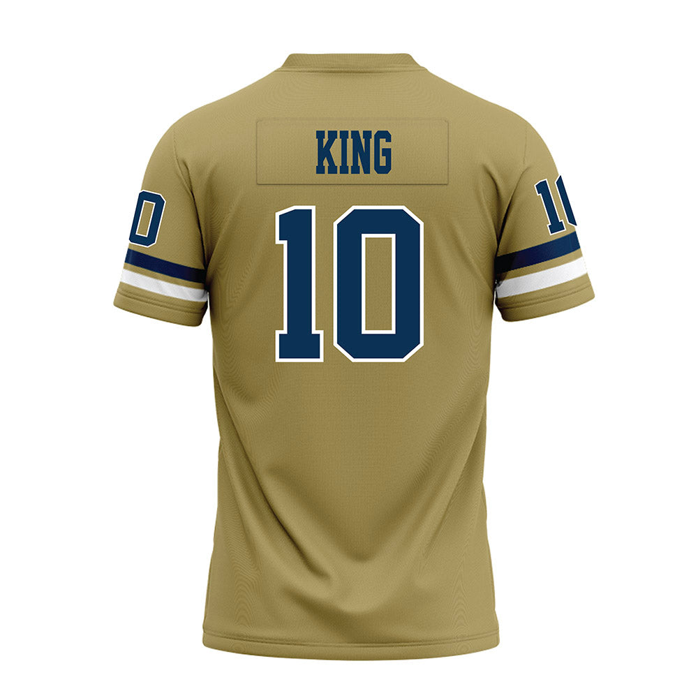 Georgia Tech - NCAA Football : Haynes King - Gold Premium Football Jersey
