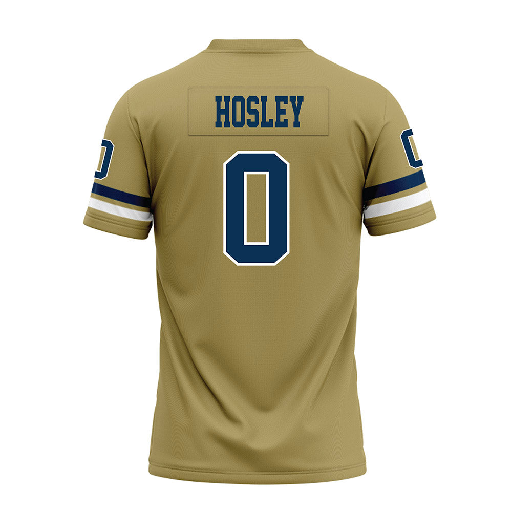 Georgia Tech - NCAA Football : Malachi hosley - Gold Premium Football Jersey-1