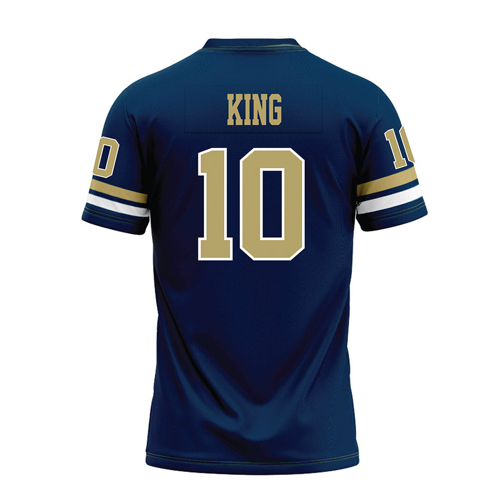 Georgia Tech - NCAA Football : Haynes King - Blue Premium Football Jersey