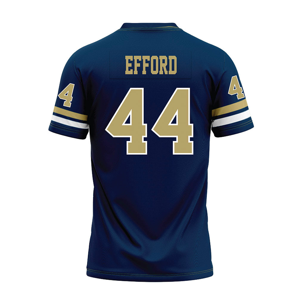 Georgia Tech - NCAA Football : Kyle Efford - Blue Premium Football Jersey