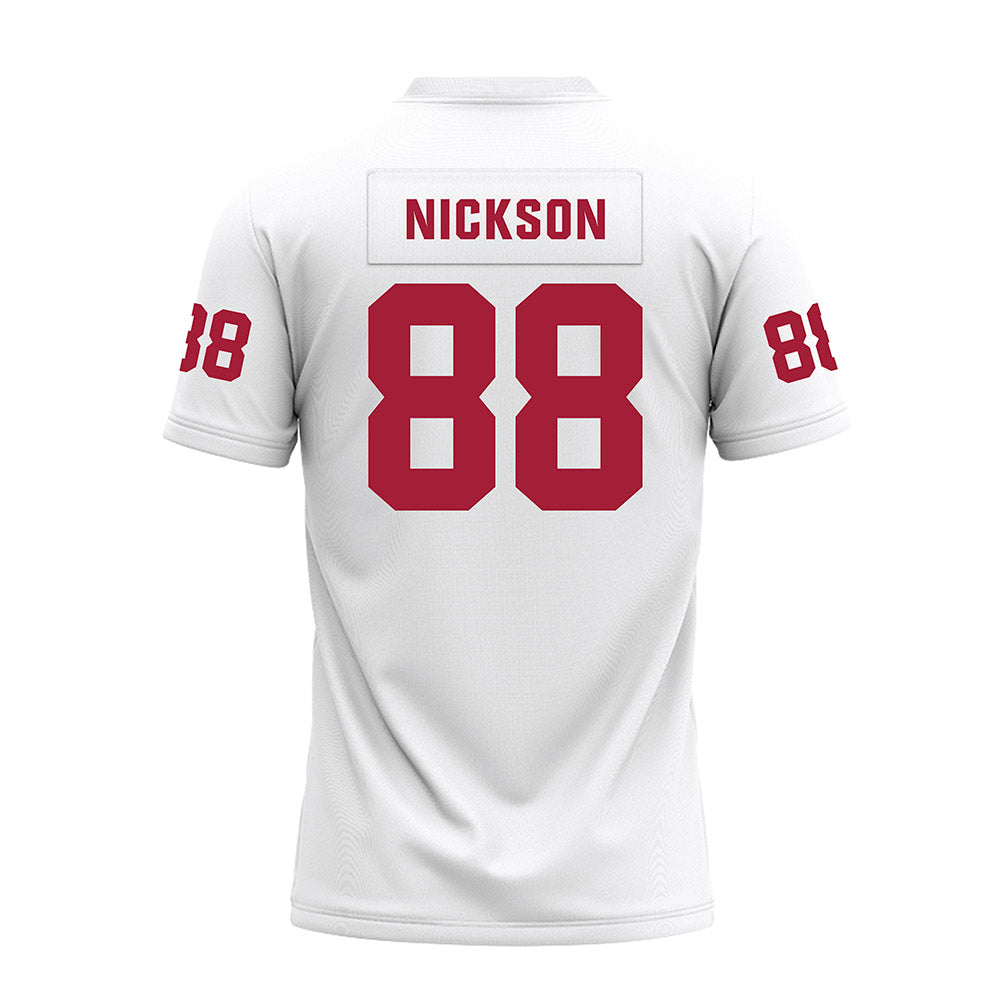 Oklahoma - NCAA Football : CJ Nickson - White Premium Football Jersey-1