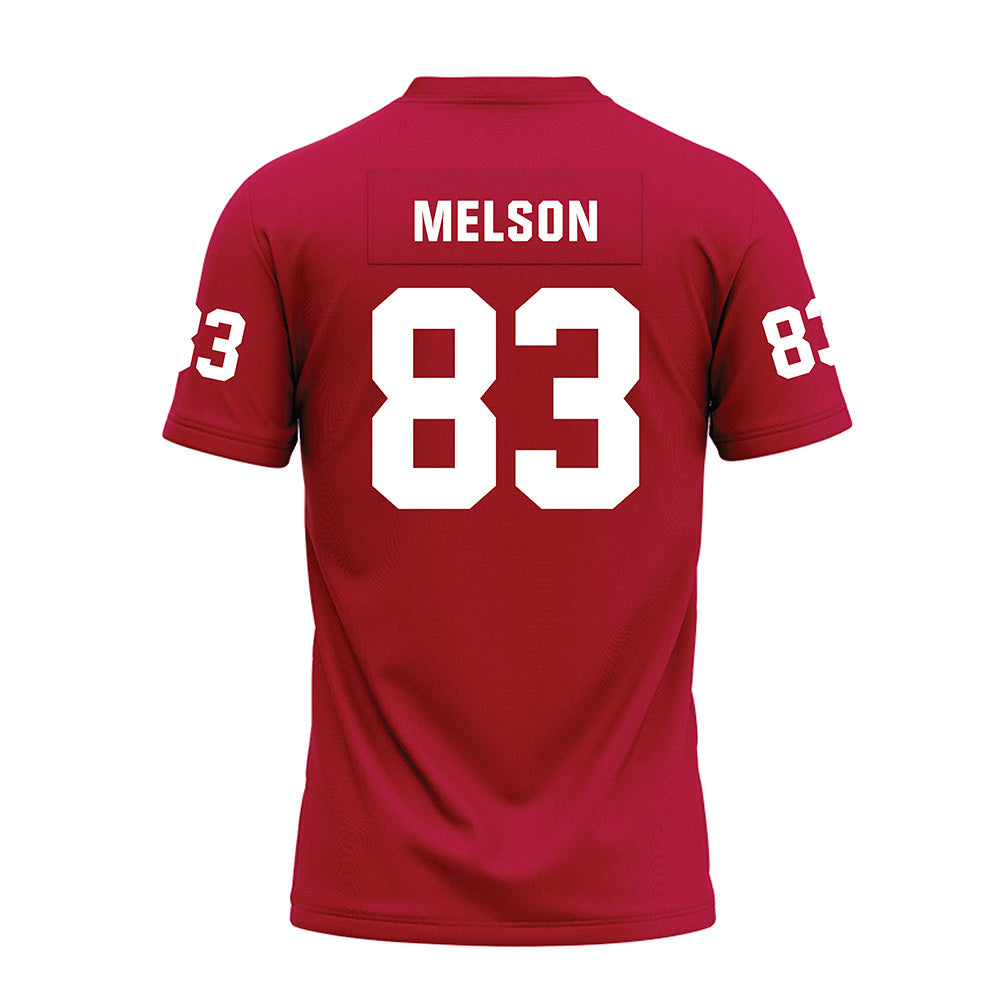 Oklahoma - NCAA Football : Major Melson - Red Premium Football Jersey-1