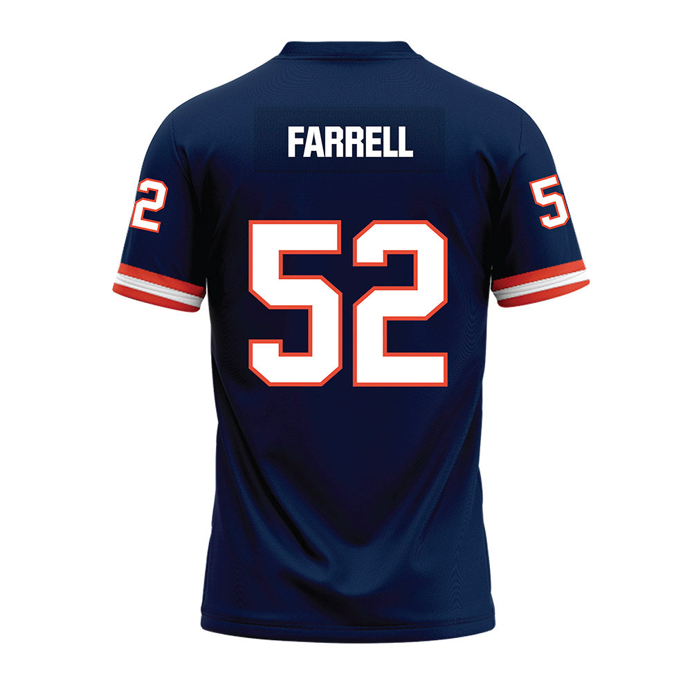 Illinois - NCAA Football : Pat Farrell - Blue Premium Football Jersey