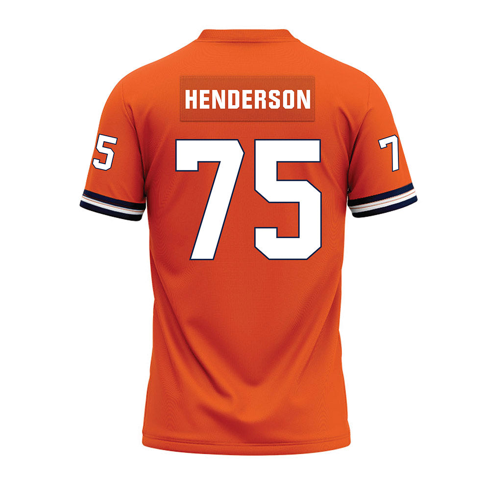 Illinois - NCAA Football : Brandon Henderson - Orange Premium Football Jersey