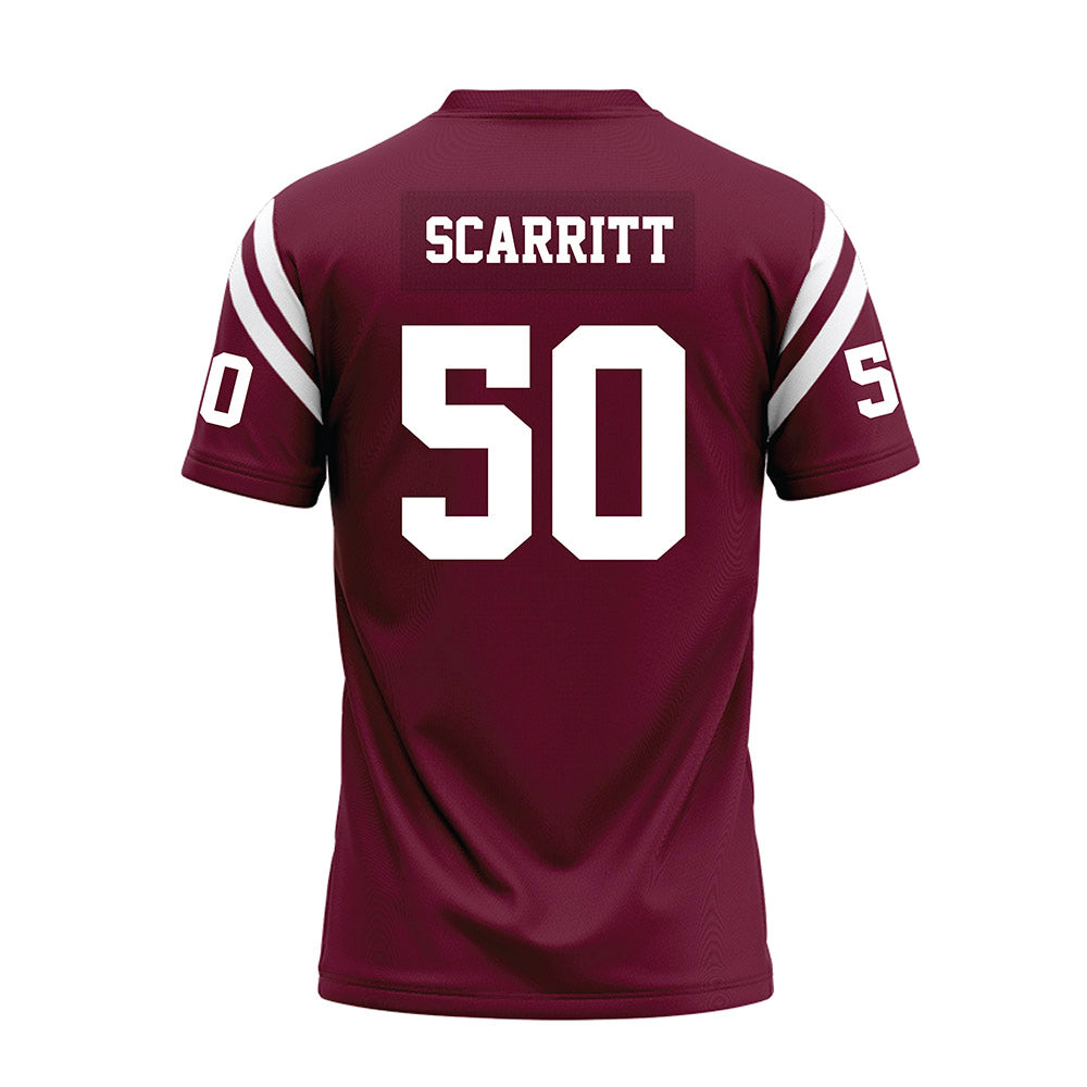 Fordham - NCAA Football : Wyatt Scarritt - Burgundy Football Jersey-1