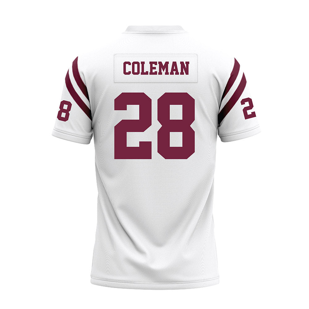 Fordham - NCAA Football : Malachi Coleman - White Football Jersey-1