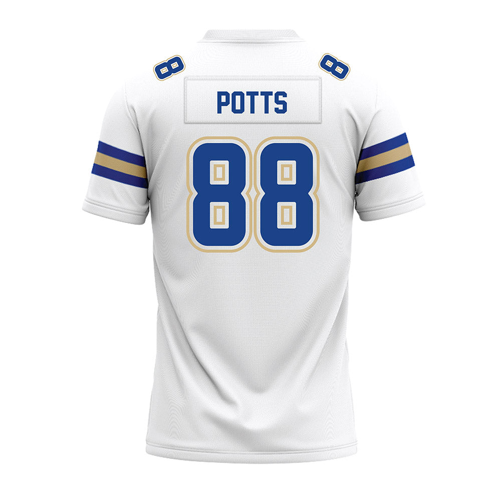 Tulsa - NCAA Football : Eli Potts - White Premium Football Jersey-1