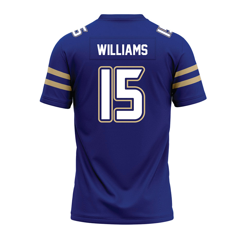 Tulsa - NCAA Football : Ashton Williams - Blue Premium Football Jersey-1