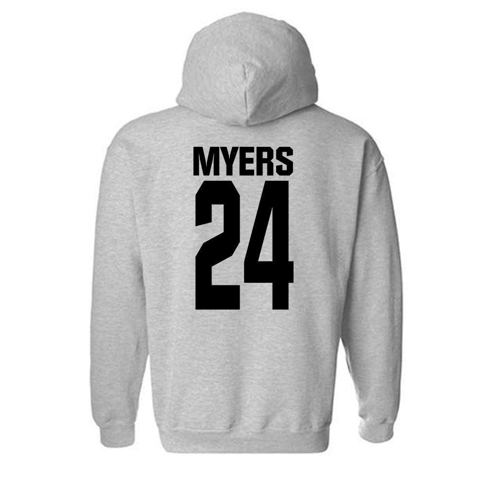 NC State - NCAA Football : Zack Myers - Classic Shersey Hooded Sweatshirt